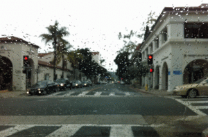what do do when it rains in santa barbara