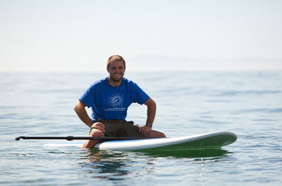 SUP_Instructor learn to Stand Up Paddle board in santa barbara ca